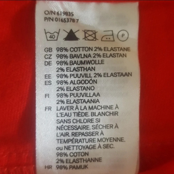 H&M Red Jean Shorts - Picture 6 of 8